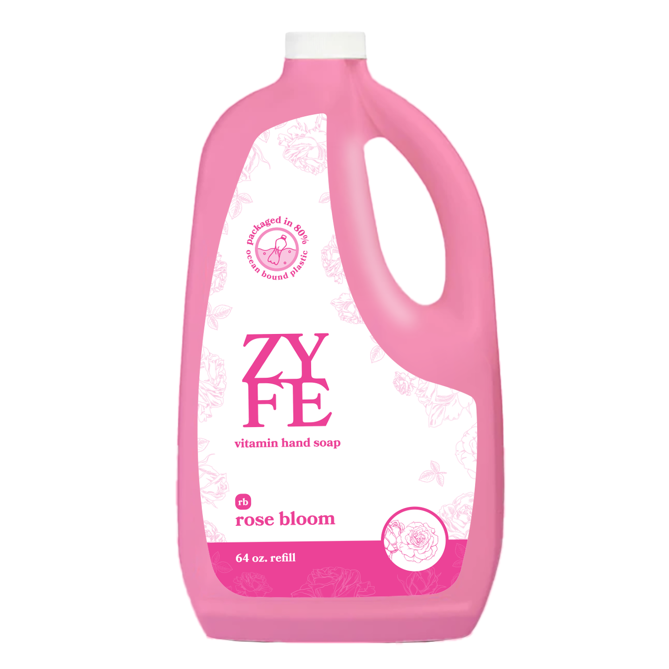 Zyfe hand soap rose bloom